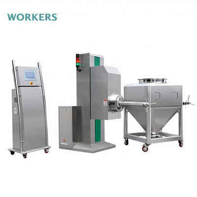 کیفیت  PLC Touch Screen 1000L Lifting Hopper IBC Bin Mixer For Nutraceuticals کارخانه