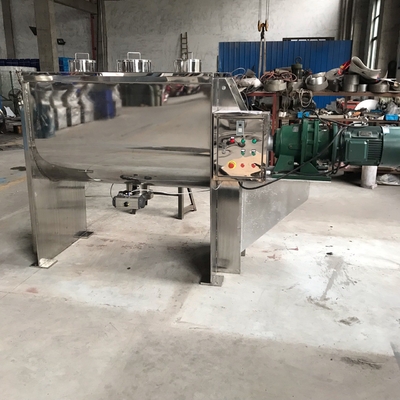 میکسر روبان افقی OEM 3000L از جنس استنلس استیل دوبل روبان مارپیچ مخلوط کن