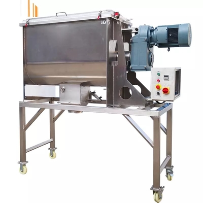 میکسر روبان افقی OEM 3000L از جنس استنلس استیل دوبل روبان مارپیچ مخلوط کن