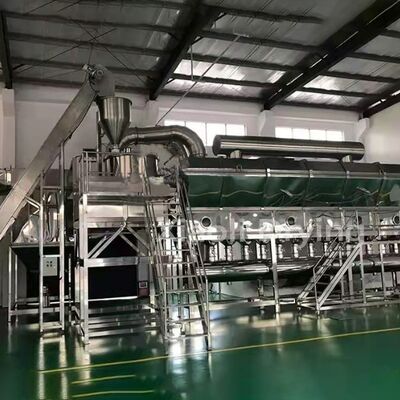 خشک کن بستر مایع با هوای گرم برای گرانول های دارویی