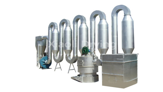 فلاش خشک کن پنوماتیک با راندمان بالا سری QG FG برای خشک کردن فوری مواد حساس به حرارت