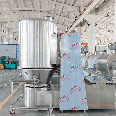 خشک کن بستر مایع صنعتی FBD تجهیزات پودری API داروسازی برای خشک کردن خشک شدن مداوم
