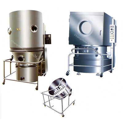 High Capacity Industrial Drying Machine Fluid Bed Equipment For Organic Fertilizer Pellets
