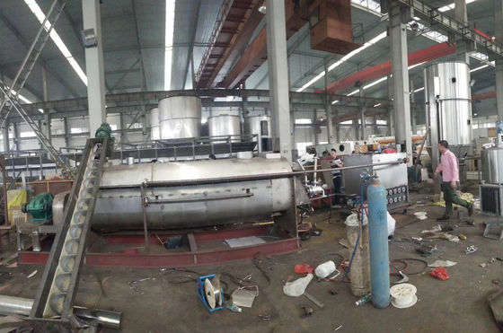 10 دور در دقیقه تا 25 دور در دقیقه دستگاه خشک کن لجن خشک کن 4 کیلوواتی توخالی پدال خشک کن