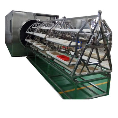 380V PLC HMI مایکروویو وکیوم خشک کن 48 کیلووات دستگاه خشک کن دمای پایین