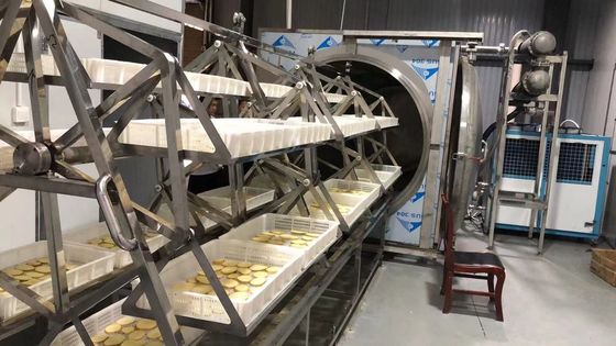 380V PLC HMI مایکروویو وکیوم خشک کن 48 کیلووات دستگاه خشک کن دمای پایین