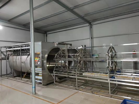 380V PLC HMI مایکروویو وکیوم خشک کن 48 کیلووات دستگاه خشک کن دمای پایین