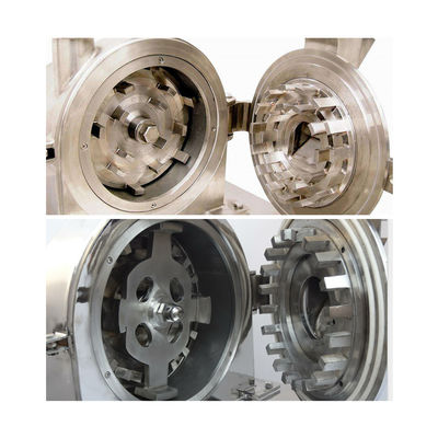 2800rpm قابل تنظیم مشبک سنگ شکن جهانی گندم پودر کننده 300-1500 کیلوگرم در ساعت