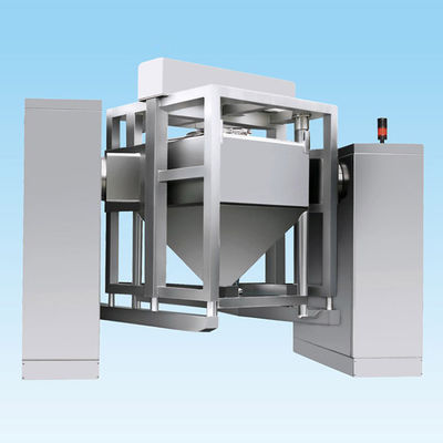 دستگاه مخلوط کن 3-10 دور در دقیقه NTC Food IBC Bin Blender Screw Fixed Lift Hopper Mixing Machine