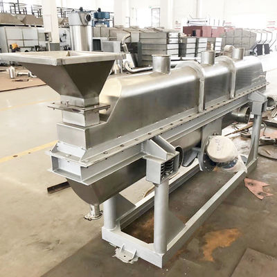 خشک کن بستر سیال ارتعاشی خرده نان استیل ضد زنگ در صنایع غذایی