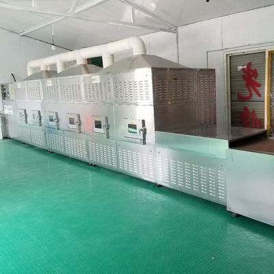 دستگاه خشک کن صنعتی مایکروویو استریلایزر خشک کن تونلی پیوسته کمربند 1000 میلی متری