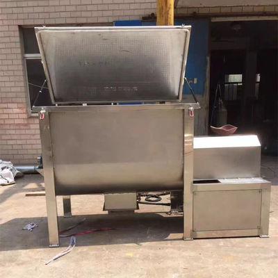 دستگاه میکسر پودر چای نمک شکر برنج آجیل نواری افقی 37 کیلو وات U شکل