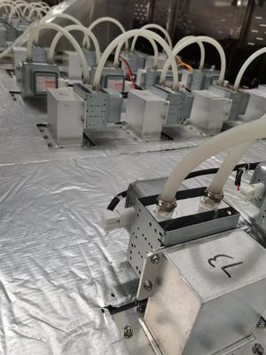 دستگاه خشک کن صنعتی مایکروویو تونلی پودر کاوا 48-60 کیلوگرم در ساعت