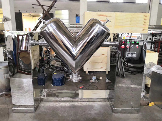 میکسر پودر بدون گرد و غبار SUS304 نوع اسید آمینه V برای صنعت مواد غذایی